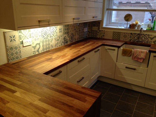 Kitchen Splashback Tiles Installed