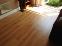 Laminate flooring installed.